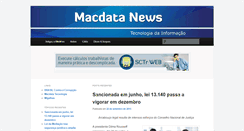 Desktop Screenshot of macdatanews.com